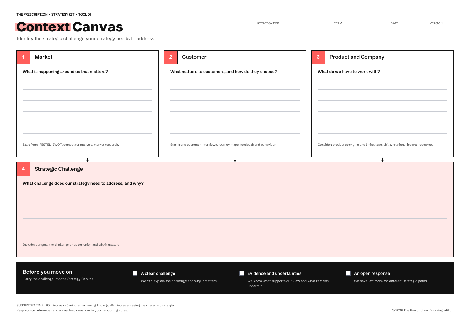 Context Canvas blank preview